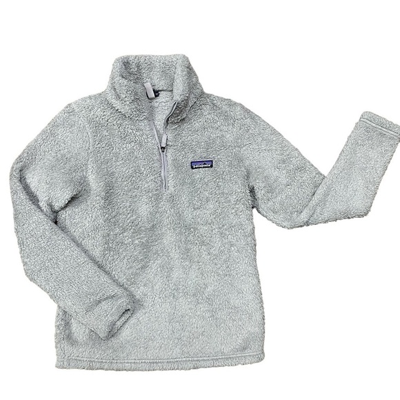 Patagonia Los Gatos Quarter-Zip Fleece Pullover Salt Gray Size XS - Picture 1 of 6
